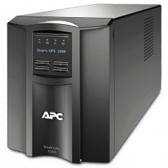 APC Smart-UPS 1000 LCD - UPS - AC 230 V - 700 Watt - 1000 VA - RS-232, USB - output connectors: 8 - black + APC Extended Warranty Service Pack (	WBEXTWAR3YR-SP-02)