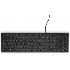 Dell KB216 Wired USB Keyboard (580-ADHR) - US International (QWERTY) - grey