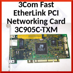 3Com Fast EtherLink PCI Networking Card 3C905C-TXM - 10TX / 100TX - Refurbished