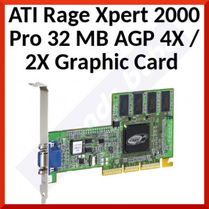 ATI Rage Xpert 2000 Pro 32 MB AGP 4X / 2X Graphic Card 1025-B4030 - Refurbished