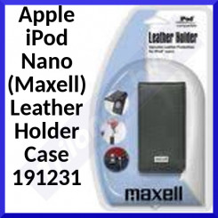 Apple iPod Nano (Maxell) Leather Holder Case 191231 - Original Packing - Clearance Sale - Uitverkoop - Soldes - Ausverkauf
