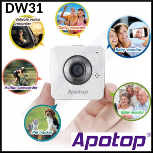 Apotop Apoeye DW31 Portable Wireless IP Camcorder & Monitoring Unit - for Vechile Recording, Baby Recording, Action Camrecorder, Pet Tracker - Clearance Sale - Uitverkoop - Soldes - Ausverkauf