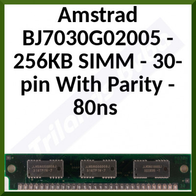 Amstrad BJ7030G02005 - 256KB SIMM - 30-pin With Parity - 80ns - for Amstrad Computer H55S - Refurbished