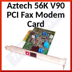 Aztech 56K V90 PCI Fax Modem Card CNR2800-W 6838410000 - in Perfect Working condition - Refurbished