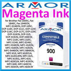 Armor 238 Magenta Ink Cartridge (400 Pages) for Printers using Brother LC-900M