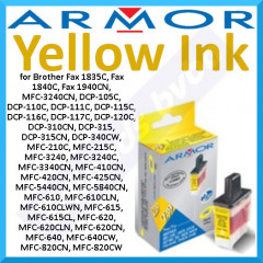 Armor 239 Brother LC-900Y REBUILT Yellow COMPATIBLE Ink Cartridge (400 Pages)