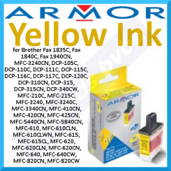 LC-900Y Armor 239 Yellow Ink Cartridge (400 Pages) for Printers using Brother LC-900Y