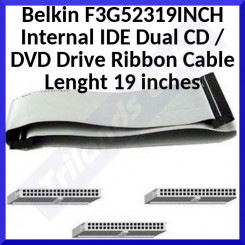 Belkin F3G52319INCH Internal IDE Dual CD / DVD Drive Ribbon Cable Lenght 19 inches - Clearance Sale - Uitverkoop - Soldes - Ausverkauf