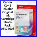 Canon CL-41 TRI- COLOR Original Ink Cartridge Photo Pack