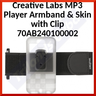 Creative Labs MP3 Player Armband & Skin with Clip 70AB240100002