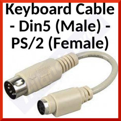 Belkin Keyboard Cable (AK-6301) - Din5 (Male) - PS/2 (Female) 1.8 Meters