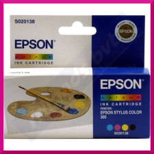 Epson S020138 (13CS020138) TRI-COLOR ORIGINAL Ink Cartridge (39 Ml)