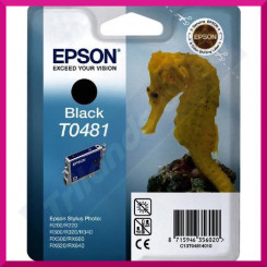 Epson T0481 Black Original Ink Cartridge C13T04814010 (13 Ml) - Outlet Sale - Original Sealed Product - No Retail Box