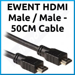 Ewent HDMI Cable - Male / Male - 50 CM