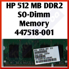 HP 512 MB DDR2 SO-Dimm Memory 447518-001 - Refurbished