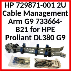 HPE 729871-001 2U Cable Management Arm G9 733664-B21 for HPE Proliant DL380 G9 - Original Sealed Product - Special Offer