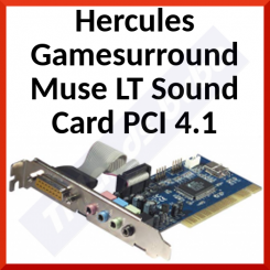 Hercules Gamesurround Muse LT Sound Card PCI 4.1 - in Perfect Working condition - Refurbished