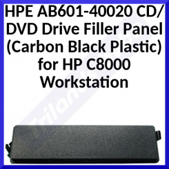 HP AB601-40020 CD/DVD Drive Filler Panel (Carbon Black Plastic) for HP C8000 Workstation