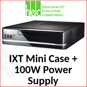 HEC IXT Mini Case with 100W Power Supply 8K Series Desktop HEC-8K01BS