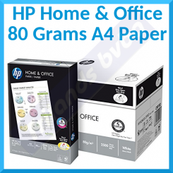 HP CHP150_5PK Home & Office Printing / Copying White Paper (Laser+InkJet) - 80 grams/M2 - 210 mm X 297 mm (A4) - ColorLok - 500 Sheets Pack - 2500 Sheets Box