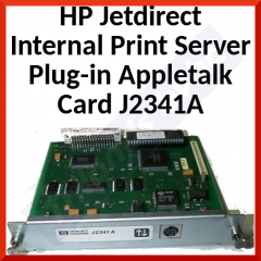 HP DesignJet Jetdirect Internal Print Server Plug-in Appletalk Card J2341A - Refurbished
