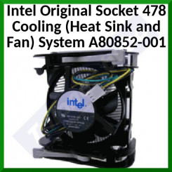 Intel A80852-001 Original Socket 478 Cooling (Heat Sink and Fan) System