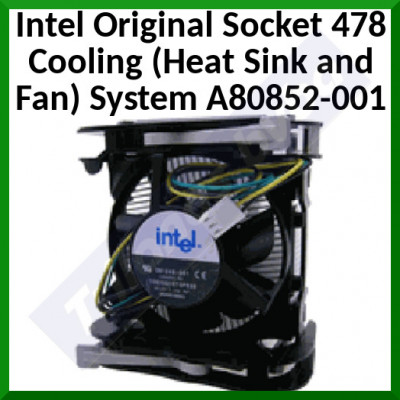 Intel Original Socket 478 Cooling (Heat Sink and Fan) System A80852-001 - Original CPU Pack - Stock Clearance