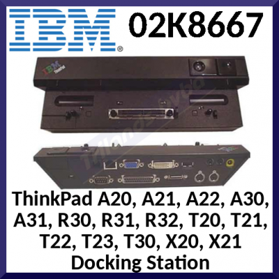 IBM ThinkPad Docking Station / Port Replicator 02K8667 - Original IBM Sealed Pack