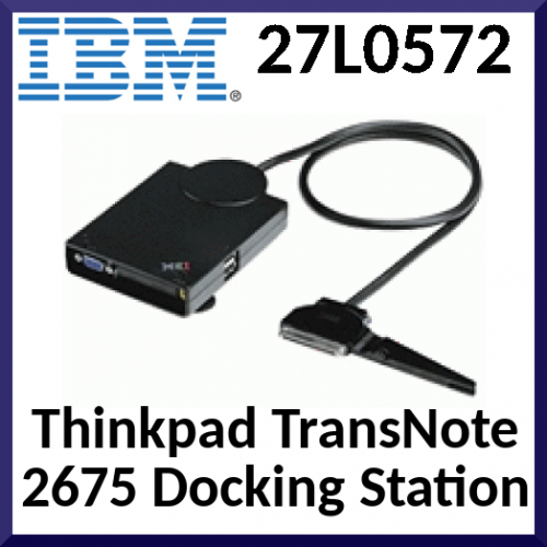 IBM Thinkpad Docking Station 27L0572 - ThinkPad TransNote 2675 Port Extender / Replicator