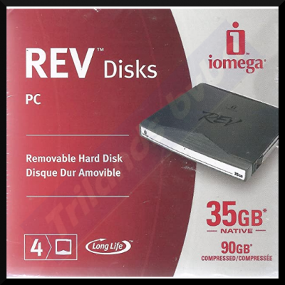 Iomega 35 GB / 90 GB REV Disk 31159700 - Original Sealed Single Pack - Special Sellout Price
