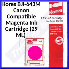 Kores BJI-643M Canon Compatible Magenta Ink Cartridge (29 ML)