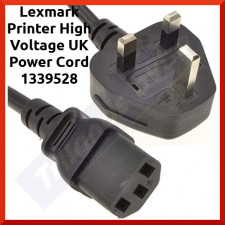Lexmark Printer High Voltage UK Power Cord 1339528