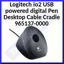 Logitech io2 USB powered digital Pen Desktop Cable Cradle 965137-0000