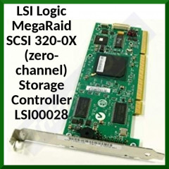 LSI Logic MegaRaid SCSI 320-0X (zero-channel) Storage Controller LSI00028 - RAID 0 1 5 10 50 PCI-X LSI00028 - Clearance Sale - Uitverkoop - Soldes - Ausverkauf