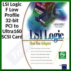 LSI Logic F Low Profile 32-bit PCI to Ultra160 SCSI Card (LSI20160B-F) 1-Channel Ultra160, SCSIUltra2, SCSIUltra, SCSIFast, PCI HD68 2-68-VHDCI Host Adapter