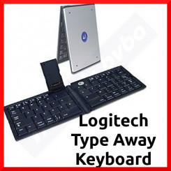 Logitech Type Away Qwerty Ultra Flat Portable 63 keys Palm PDA Keyboard 967208-0101