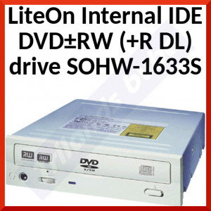 LiteOn Internal IDE DVD±RW (+R DL) drive SOHW-1633S - In Perfect Condition - Refurbished
