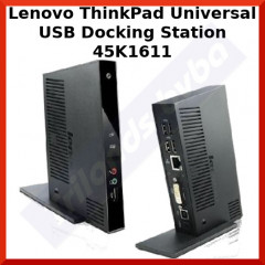 Lenovo ThinkPad Universal USB ORIGINAL Docking Station (Port Replicator) with Extended DVI 45K1611 - 4 X USB Ports - LAN 10/100TX