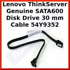 Lenovo ThinkServer Genuine SATA600 Disk Drive 30 mm Cable 54Y9352 - (1st Latch Straight - 2nd Latch Right Angle) Cable for Lenovo ThinkServer RD340, RD430, RD630, RD640, TD340, TS130, TS430, TS440