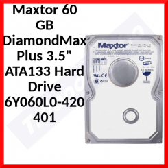 Maxtor 60 GB DiamondMax Plus 3.5" ATA133 Hard Drive 6Y060L0-420401 - 7200 RPM 2MB Cache - Refurbished