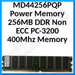 Micron MD44256PQP Power Memory 256MB DDR Non ECC PC-3200 400Mhz Memory