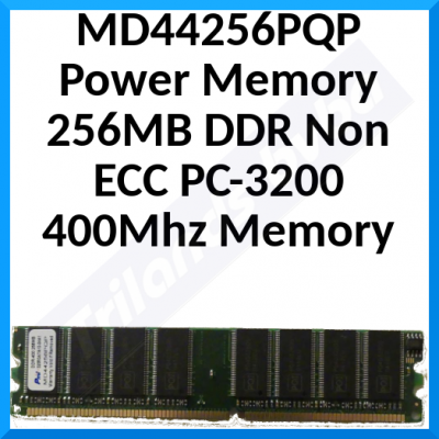 Micron MD44256PQP Power Memory 256MB DDR Non ECC PC-3200 400Mhz Memory
