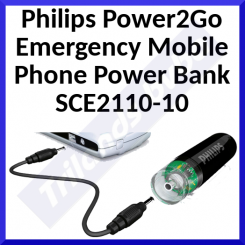 Philips Power2Go Emergency Mobile Phone Power Bank SCE2110-10