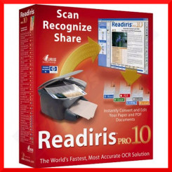 HP ScanJet - Readiris Pro 10 OCR Scanning OEM English & Multilingual Software - Retail Box Pack