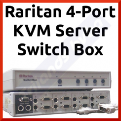 Raritan (SW4PS2) 4-Port KVM Server Switch Box SwitchMan