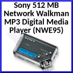 Sony  NWE95 (512 MB - 70 Hours) Original Network WALKMAN MP3 Digital Media Player - Clearance Sale Price