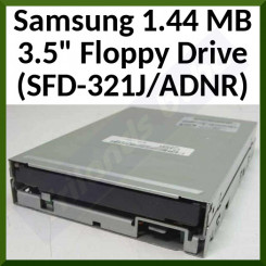 Samsung 1.44 MB 3.5" Floppy Drive (SFD-321J/ADNR) - no bezel (Refurbished)