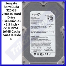 Seagate 320 GB 3.5" BarraCuda 7200.10 Hard Drive ST3320620AS  - 3.5 Inch - 7200 RPM - 16MB Cache - SATA 3.0Gb/s - Refurbished