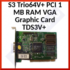 Acer S3 Trio64V+ PCI 1 MB RAM VGA Graphic Card TDS3V+ - Refurbished