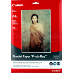 Canon FA-PR1 Fine Art "Photo Rag" Inkjet Paper 0587B006 - (A3) 297mm X 420mm - 188 gms/M2 - 20 Sheets / Pack